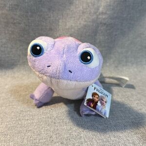 Bruni The Fire Spirit Frozen II Pink & Purple Plush Salamander Blue Eyes Disney